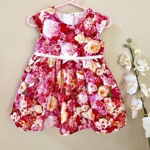 Pretty floral dress for toddler girl